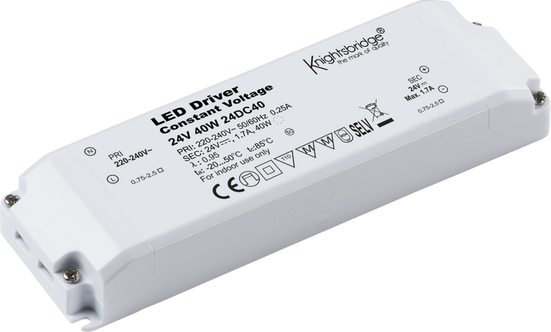 IP20 24V DC 40W LED Driver - Constant Voltage