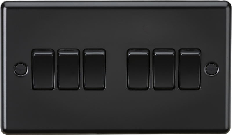 10AX 6G 2-way Switch - Matt Black