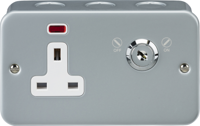 13A DP Lockable Socket with Neon