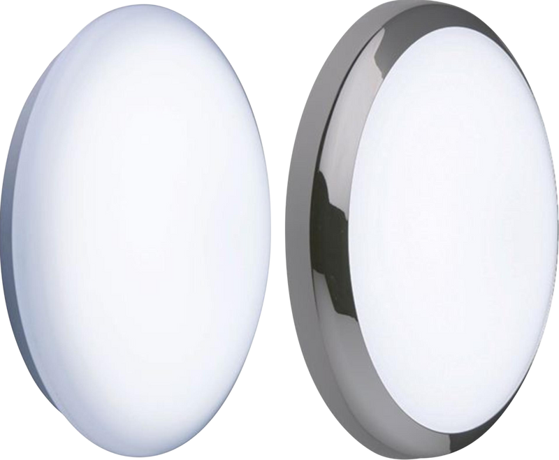 230V IP44 14W BF LED Emergency Bulkhead 300mm 1020lm 6000K