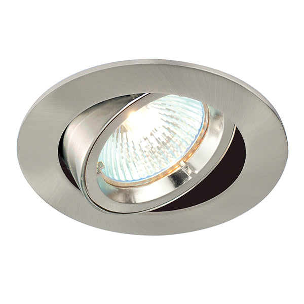 Cast 1lt Recessed - Satin nickel plate - 52333