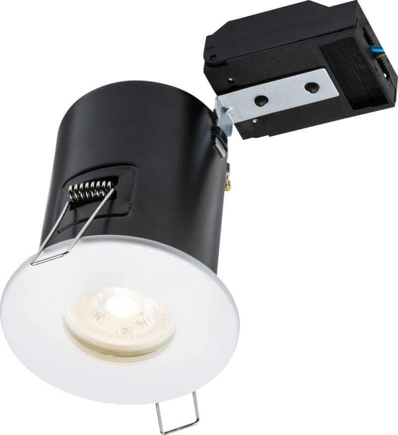 230V IP65 Fixed GU10 Fire-Rated Downlight- White