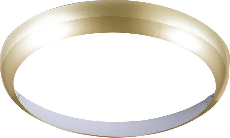 Matt Brass Bezel for 14W BF LED Bulkhead 300mm