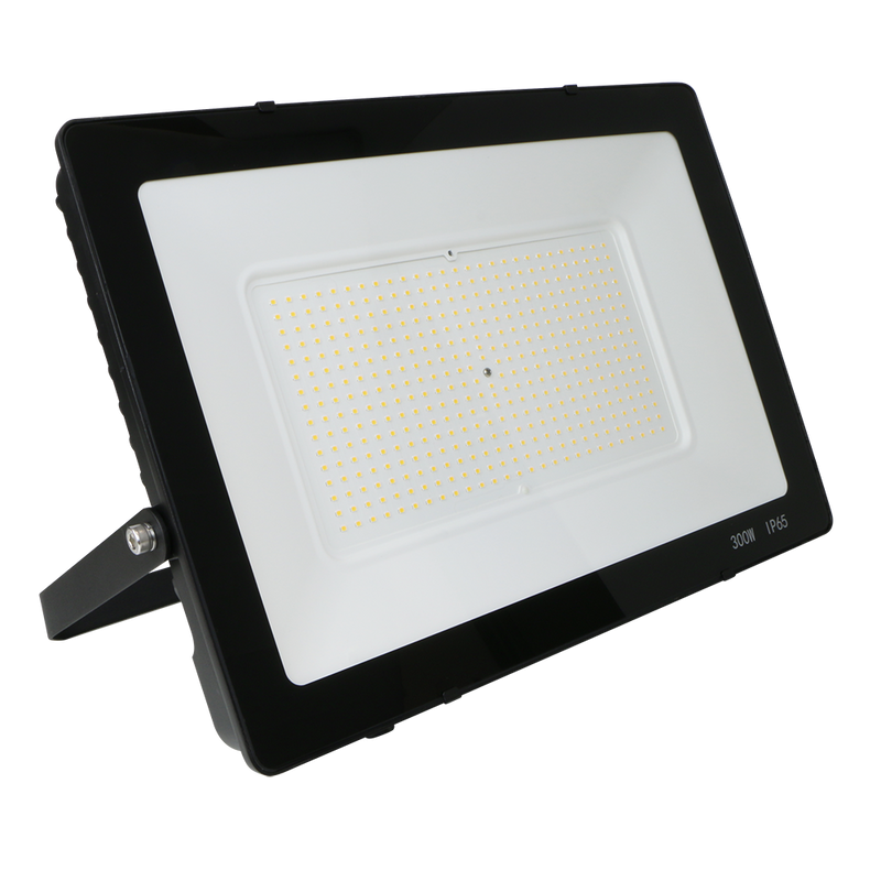 Comet Floodlight 300W 30000lm 4000K IP65 Black with Photocell