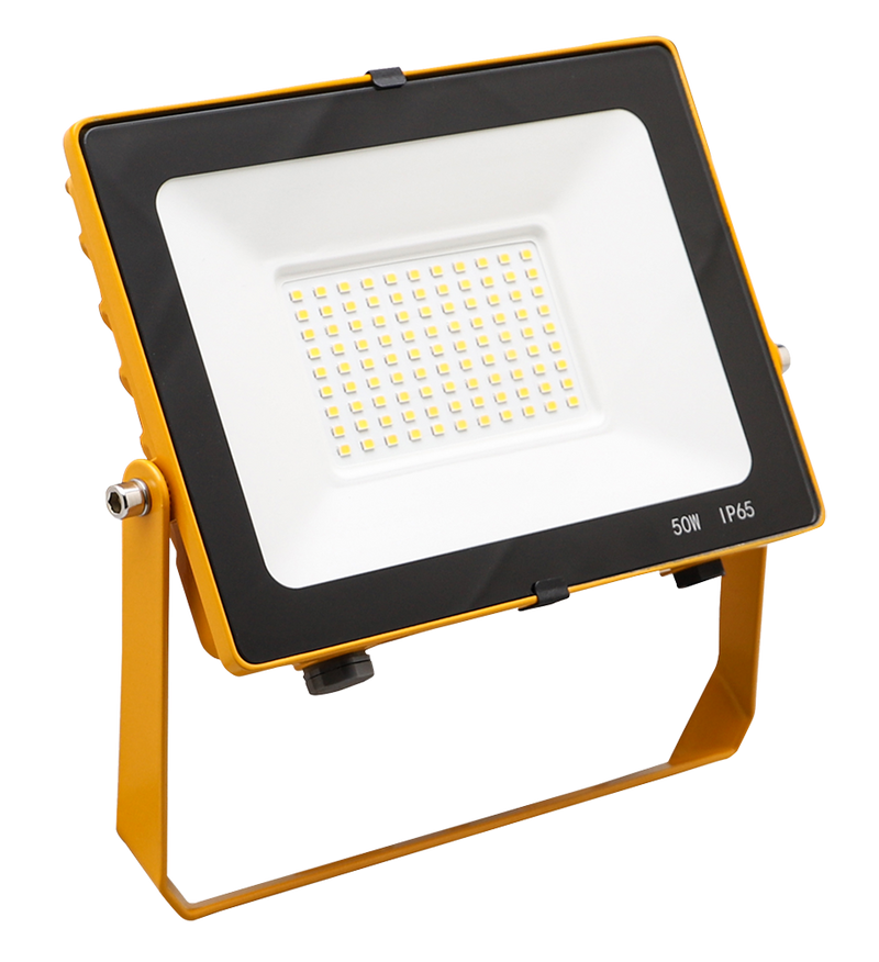 Comet Site Floodlight 50W 5000lm 4000K IP65 Yellow