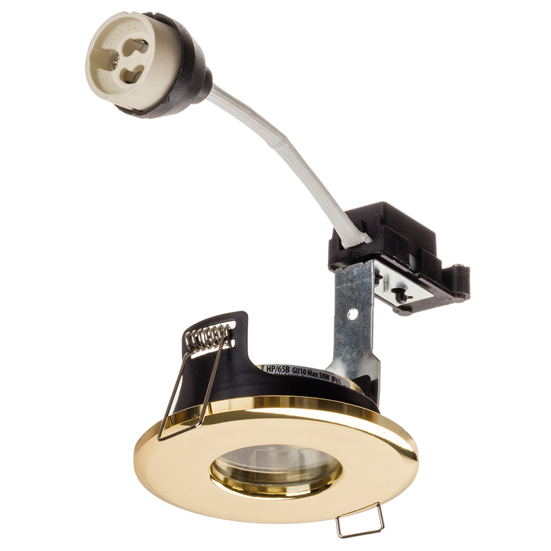 Hoop Plus Downlight Die Cast GU10 IP65 Brass