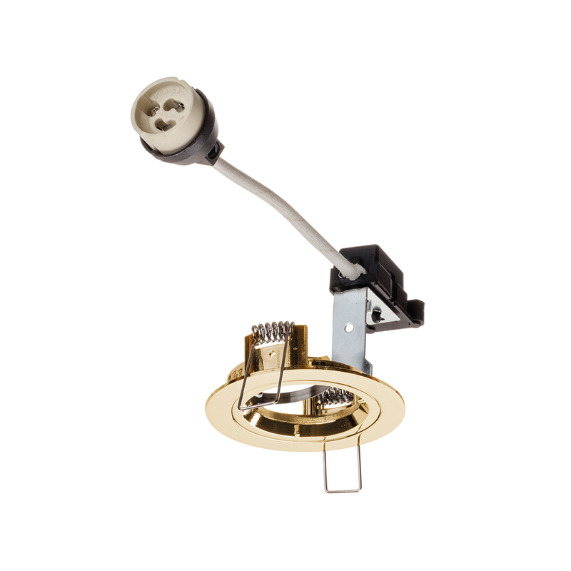 Hoop Plus Downlight Die Cast GU10 Fixed Brass