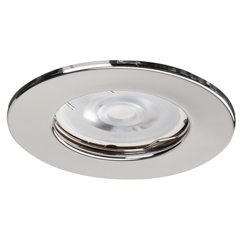 Ignis Fire Rated Downlight Steel GU10 Fixed Chrome