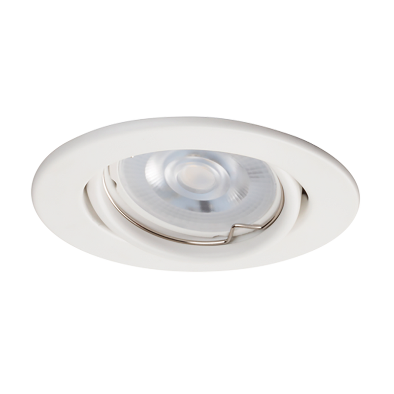 Ignis Fire Rated Downlight Steel GU10 Tilt White