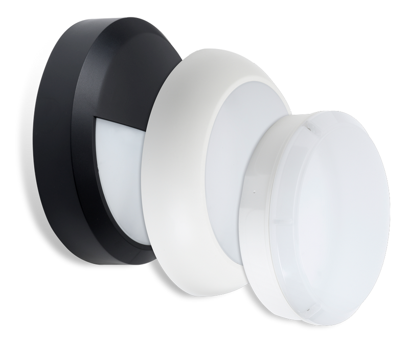 Polo Combi Bulkhead White/Black IP65 13W 3CCT