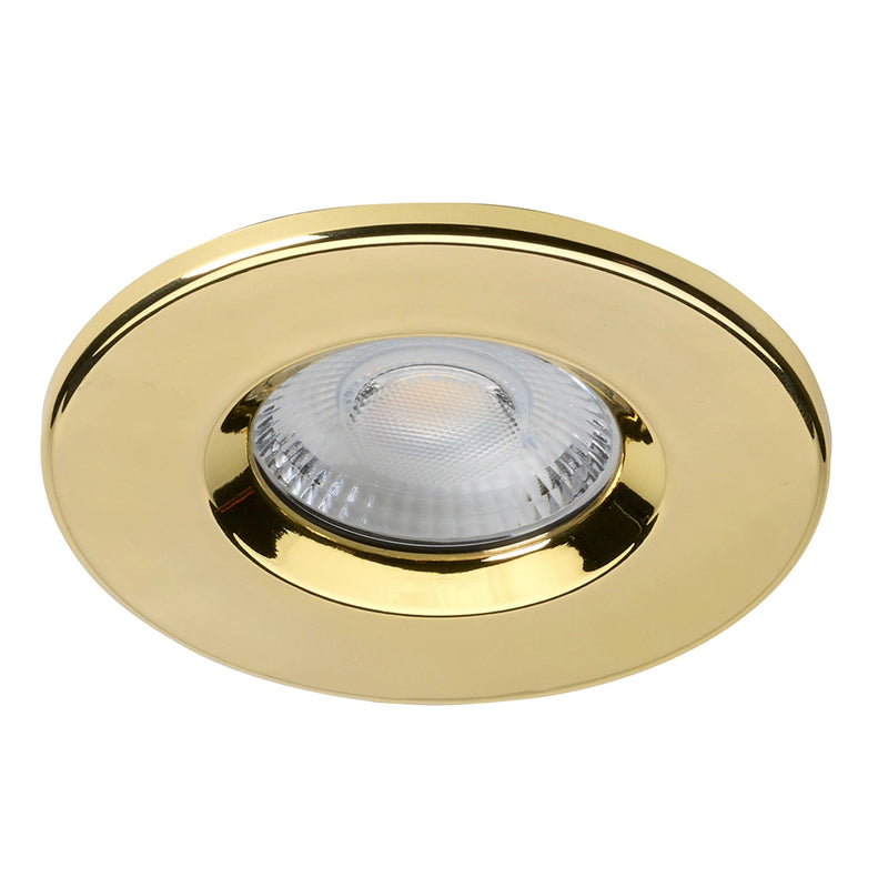 Stellar FR Downlight Bezel Attachment Polished Brass