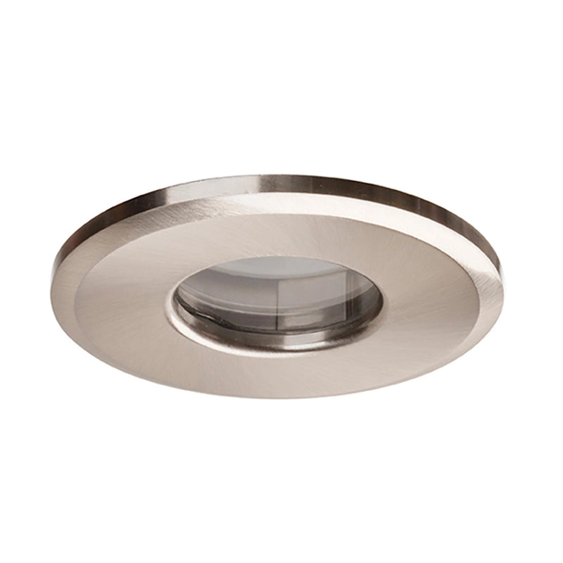 Ignis Plus Fire Rated Downlight GU10 IP65 Satin Chrome