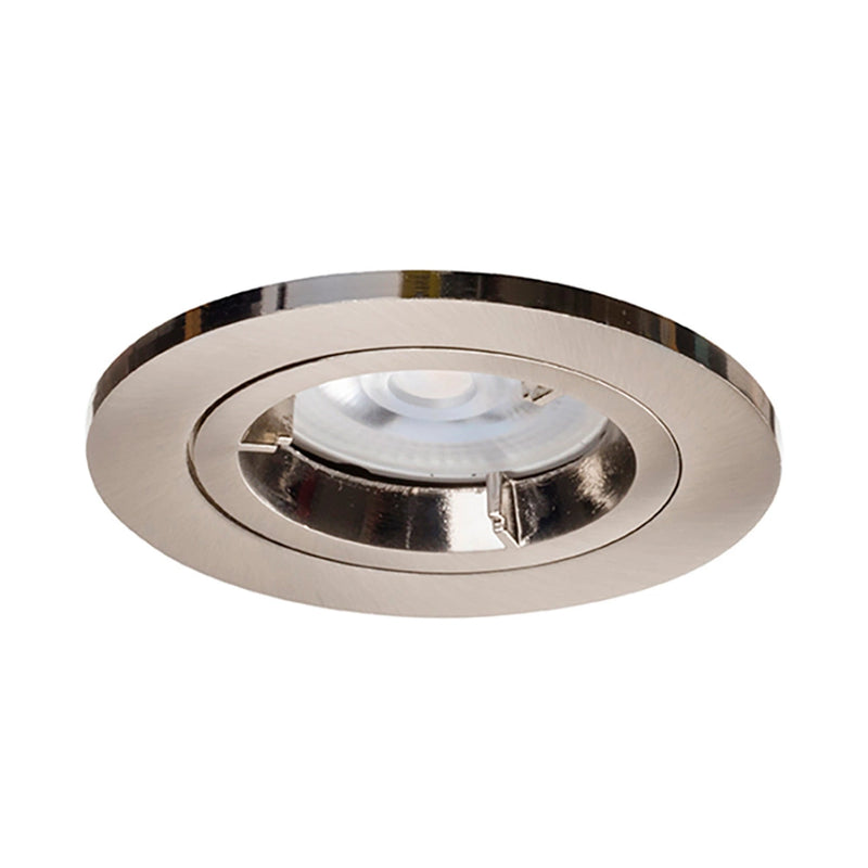 Ignis Plus Fire Rated Downlight GU10 Fixed Satin Chrome