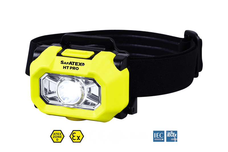 SafATEX Sigma Head Torch Pro  Battery-Powered, ATEX Zone 0 Gas Compliant Head Torch